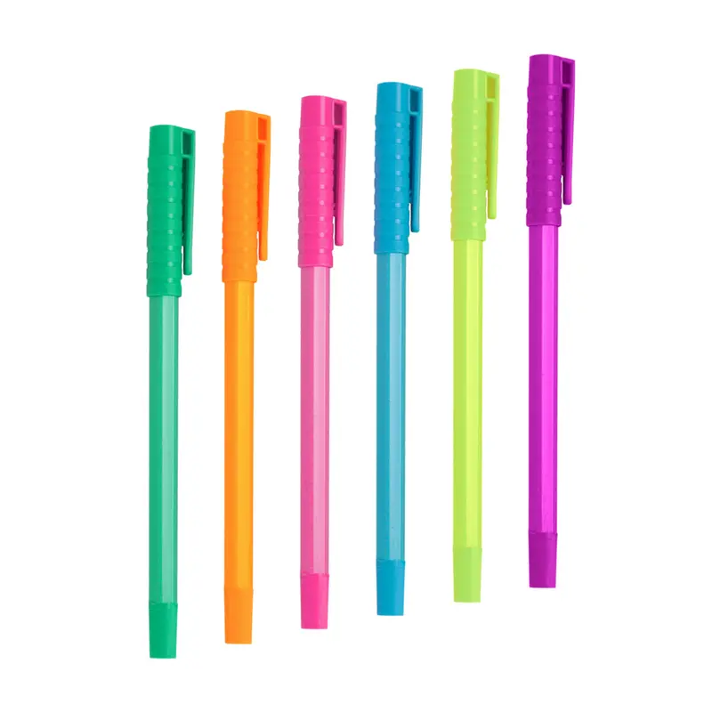Set De Bolígrafos De Colores, 6 Piezas 2