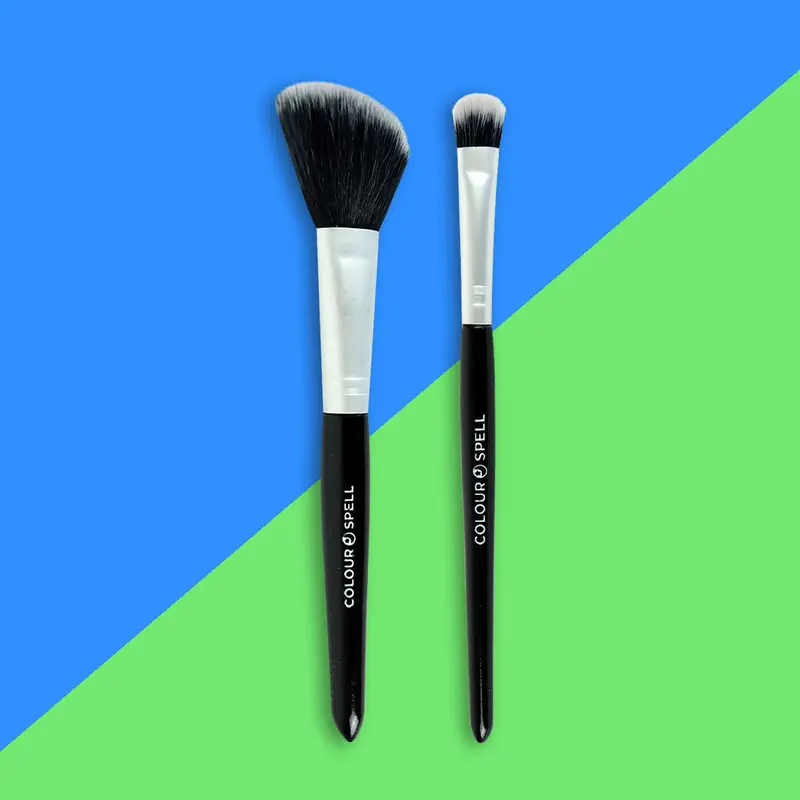 Set De Brochas Para Contour Y Sombras Profusion, 2 Piezas 1