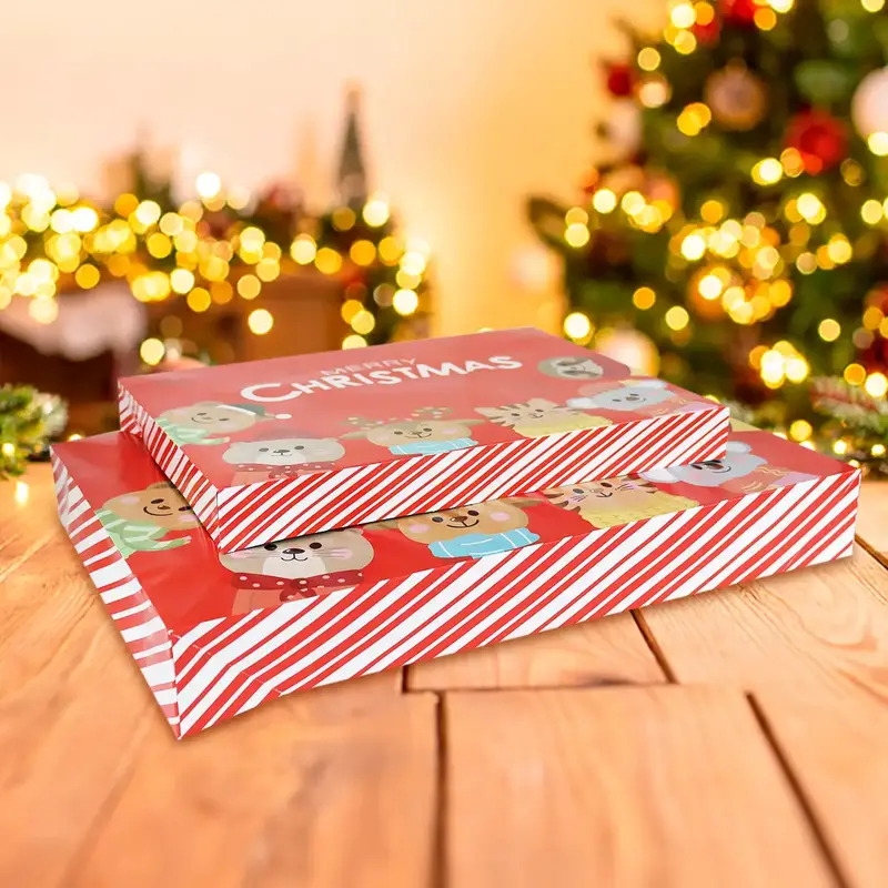Set De Cajas De Regalo Navideñas, 2 Pzas 2