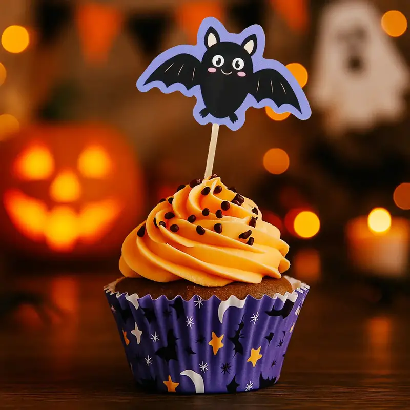 Set De Capacillos, Halloween, Color Morado 1