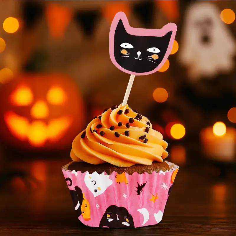 Set De Capacillos, Halloween, Color Rosa 1