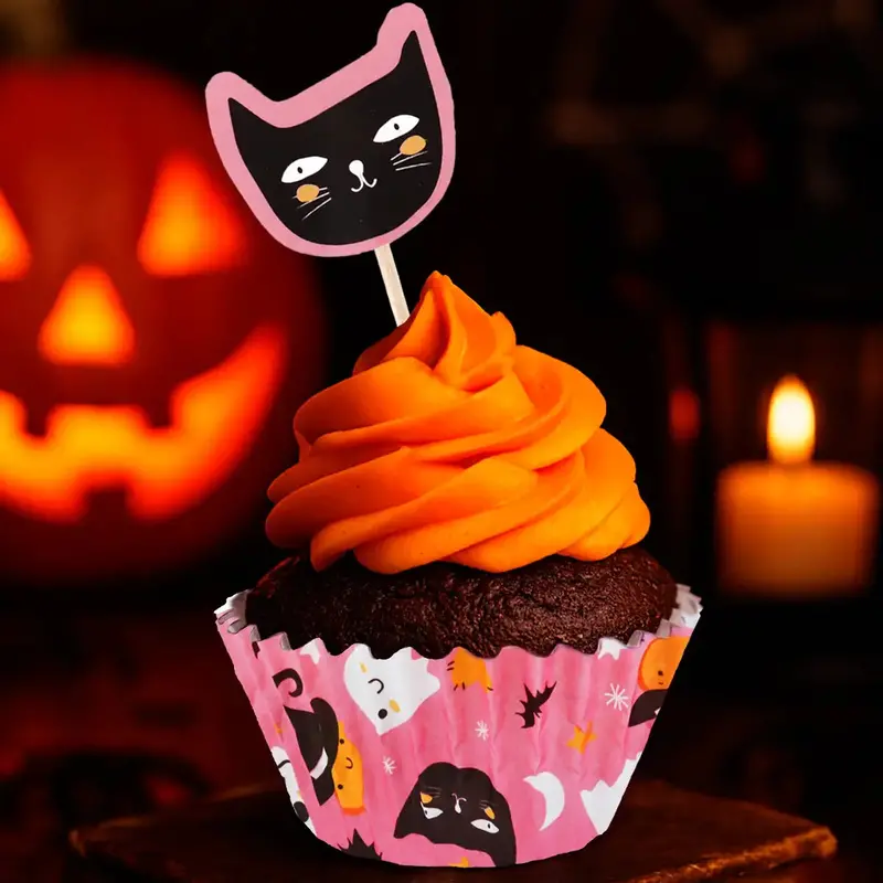 Set De Capacillos, Halloween, Color Rosa 2