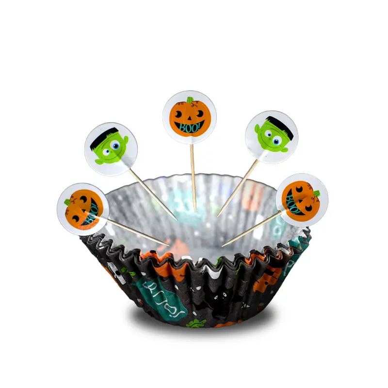 Set De Capacillos Y Palillos Decorativos Para Halloween, 36 Piezas 2