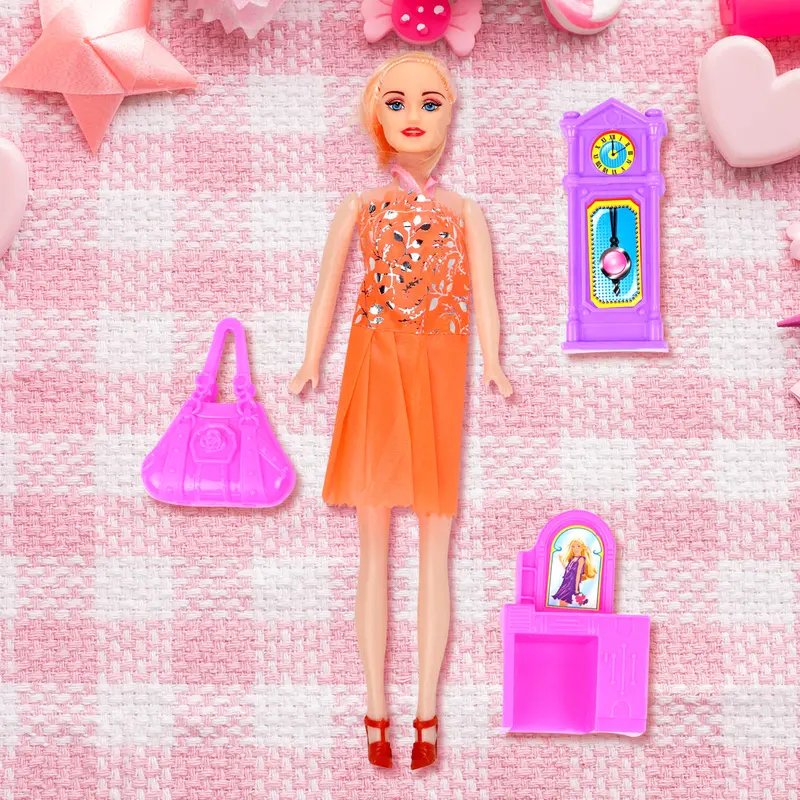 Set De Casa De Muñecas, Color Rosa 2