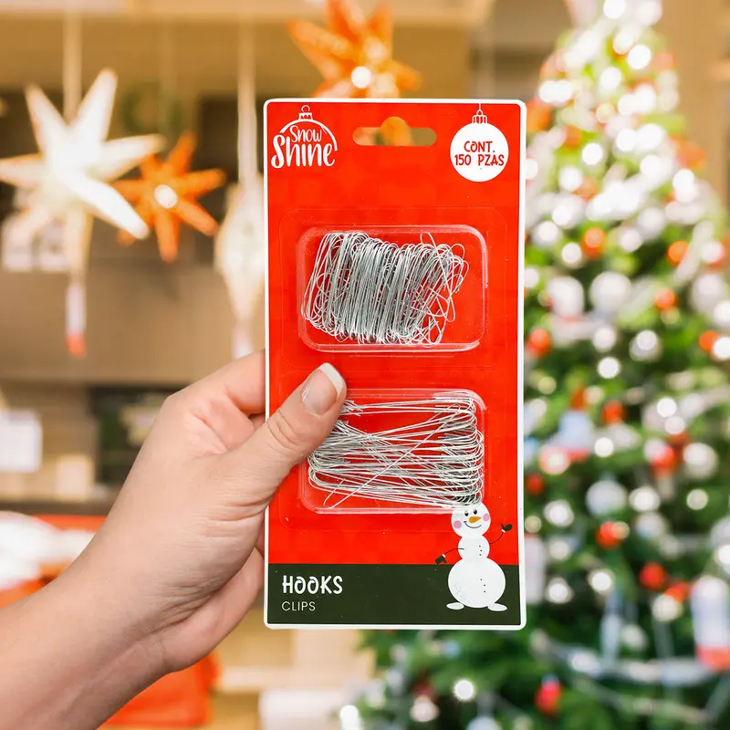 Set De Clips De Metal Para Ornamentos Navideños, 150 Pzas 1