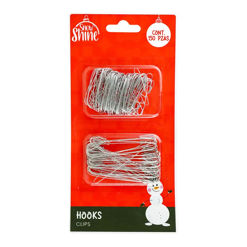 Set De Clips De Metal Para Ornamentos Navideños, 150 Pzas 2