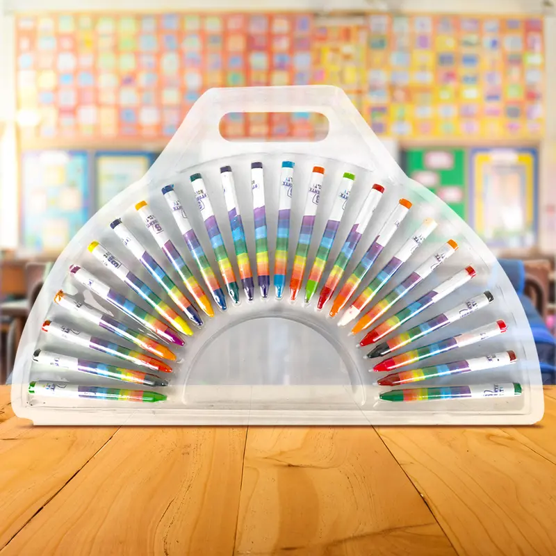 Set De Crayones De Colores, 24 Pzas 1
