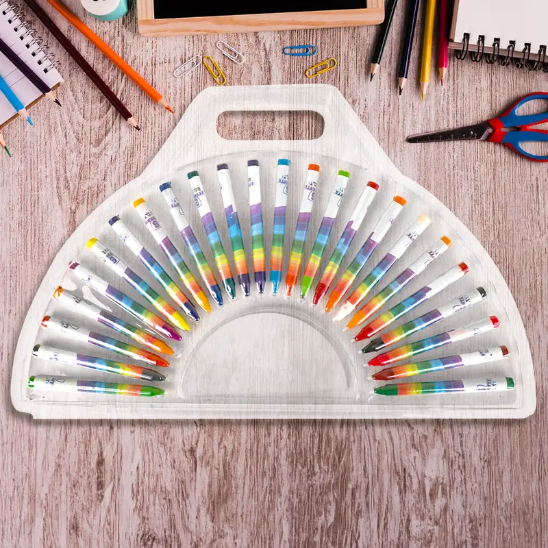 Set De Crayones De Colores, 24 Pzas 2