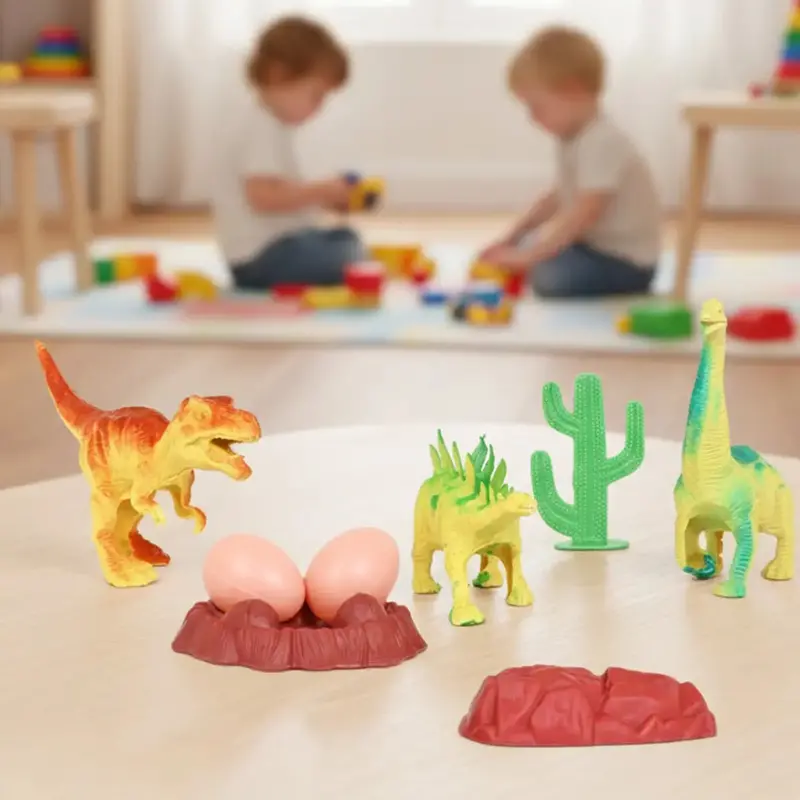 Set De Dinosaurios Con Accesorios 1