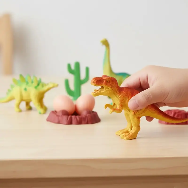 Set De Dinosaurios Con Accesorios 2