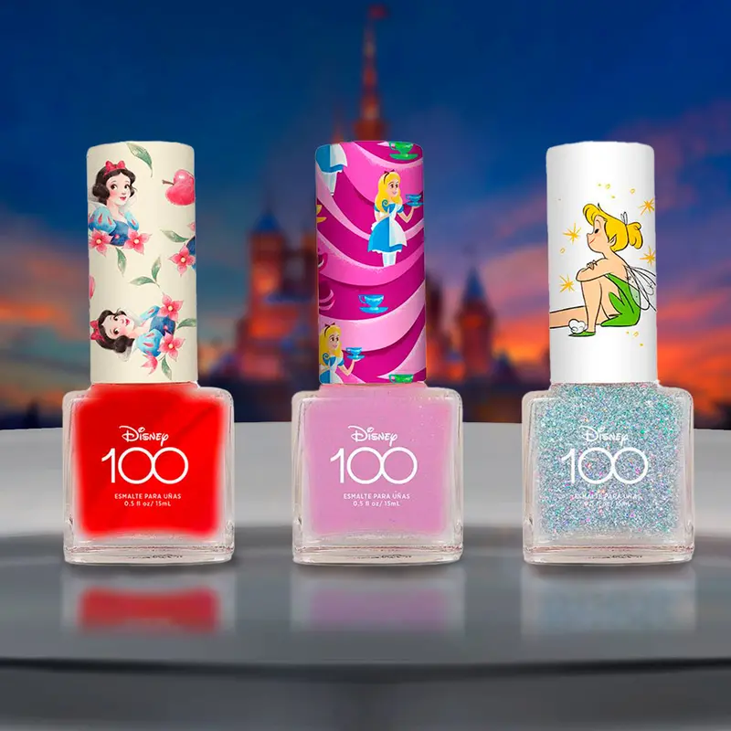 Set De Esmaltes De Uñas De Alta Duración, Disney 100 1