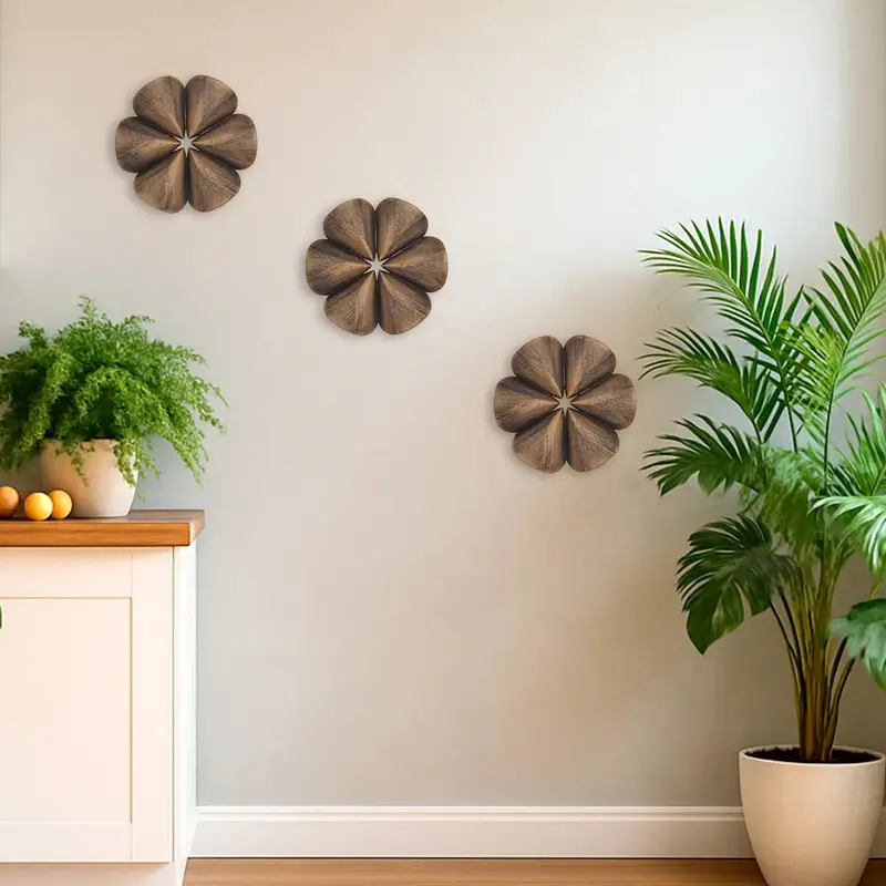 Set De Flores Decorativas, 3 Pzas 1