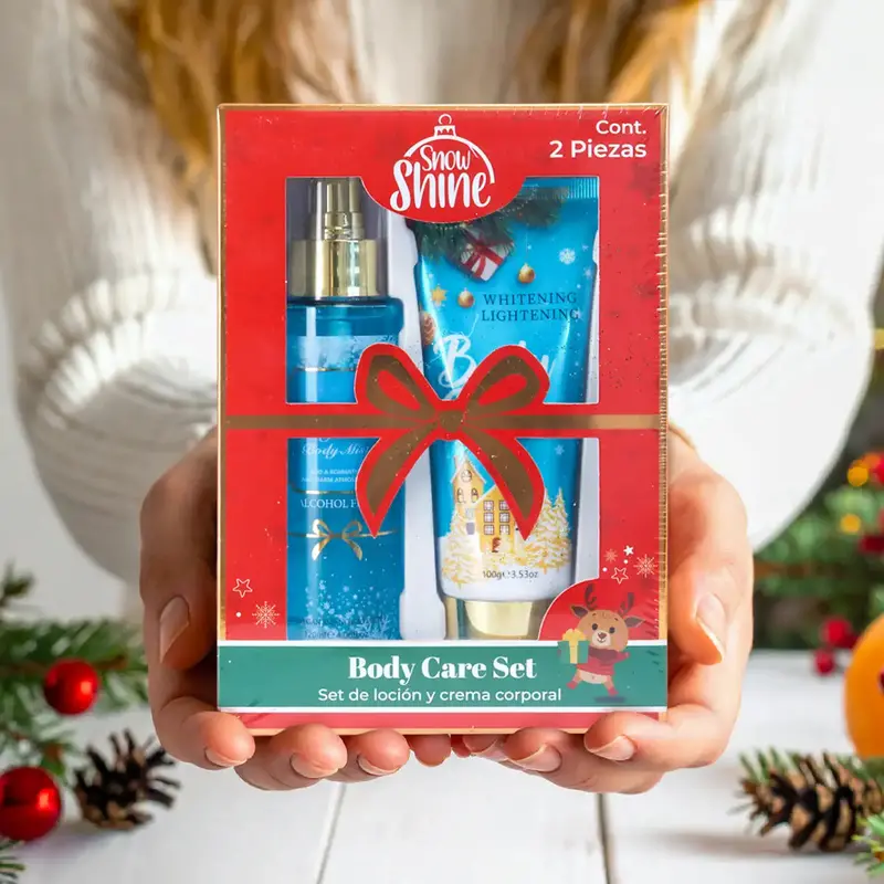 Set De Loción Y Crema Corporal, Snow Shine 2