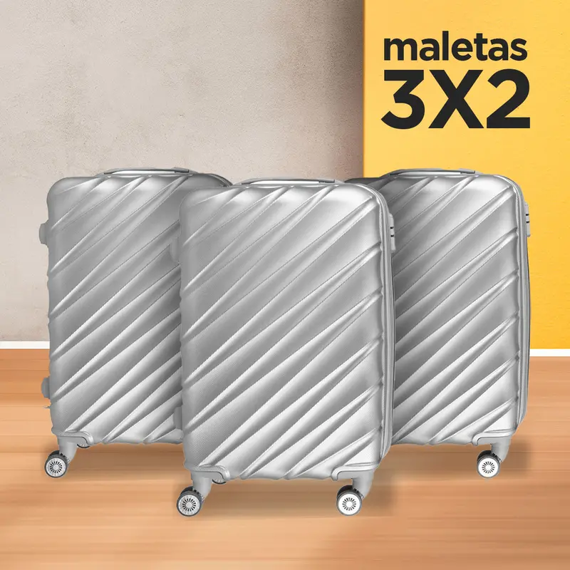 Set De Maletas De Viaje Blade: ¡Llévate 3 Y Paga 2!, 37X23x55cm 1