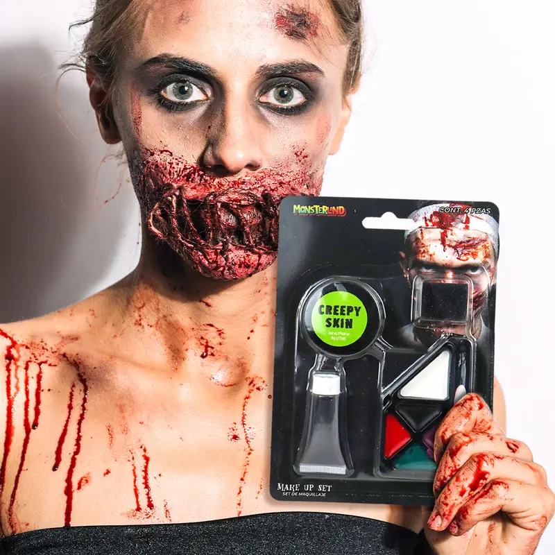 Set De Maquillaje Para Disfraz De Zombi 1