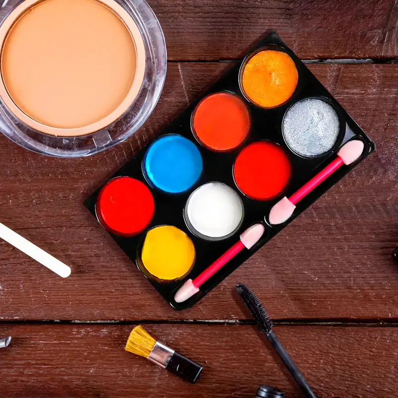 Set De Maquillaje Para Disfraz, Halloween 2