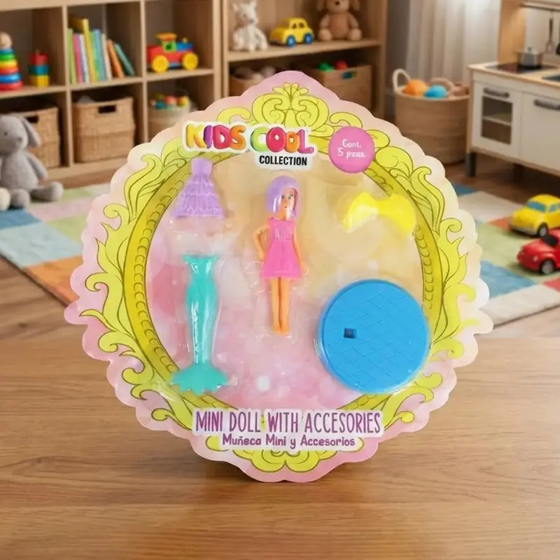 Set De Muñeca Con Accesorios, 5 Pzas 2