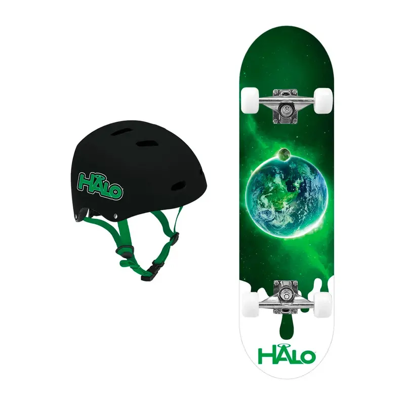 Set De Patineta + Casco, Halo Rise Above 1