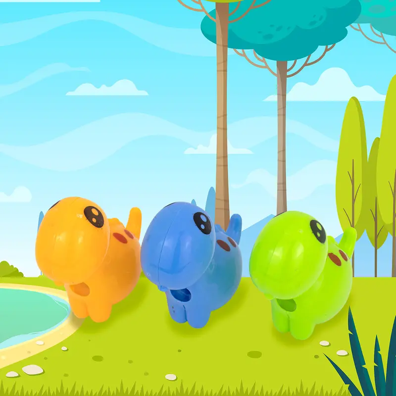 Set De Sacapuntas De Dinosaurios 3Pza. 1