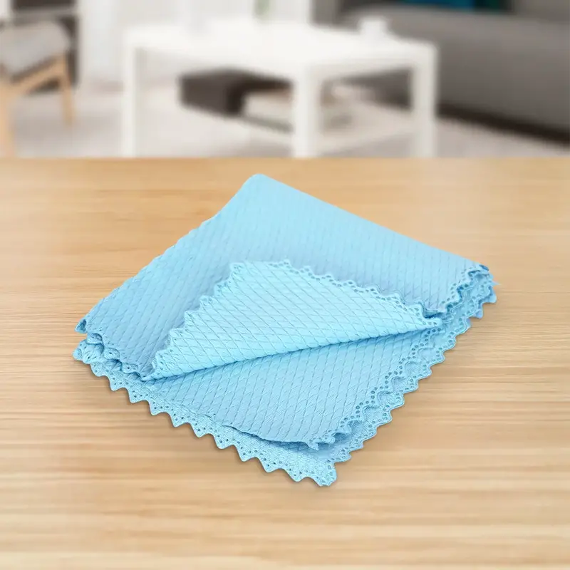 Set De Trapos, Microfibra, Color Azul 1