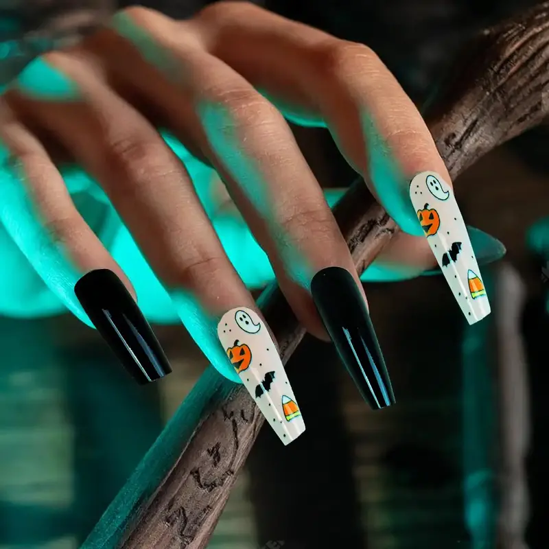 Set De Uñas Postizas, Halloween 1