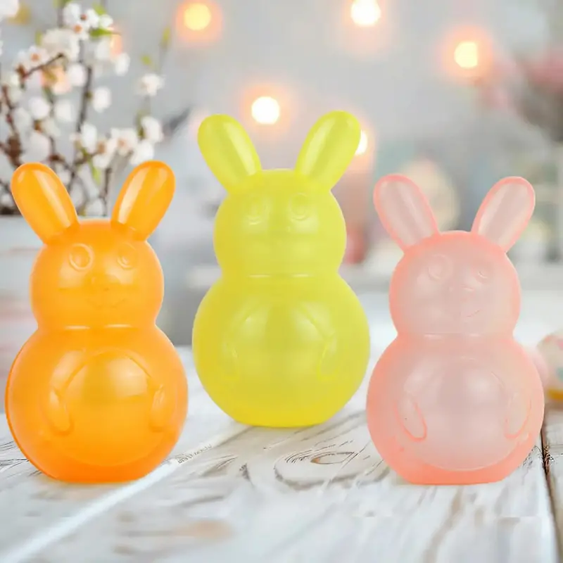 Set Huevitos Para Pascua, 3 Pzas, Colores Cálidos 1