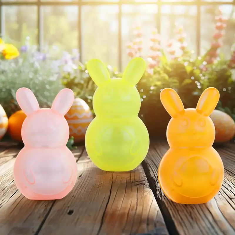 Set Huevitos Para Pascua, 3 Pzas, Colores Cálidos 2