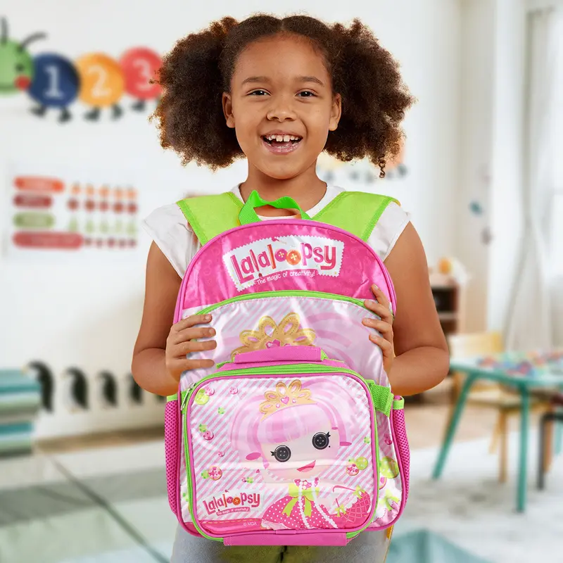Set Mochila Lapicera Y Lonchera Para Niña 2