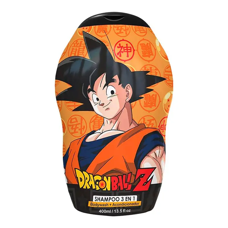 Shampoo 3 En 1, Bodywash + Acondicionador, Dragon Ball Z 1