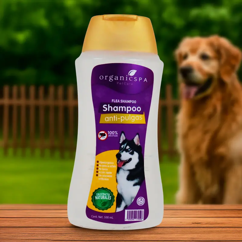 Shampoo Antipulgas Para Mascotas, 500 Ml 1