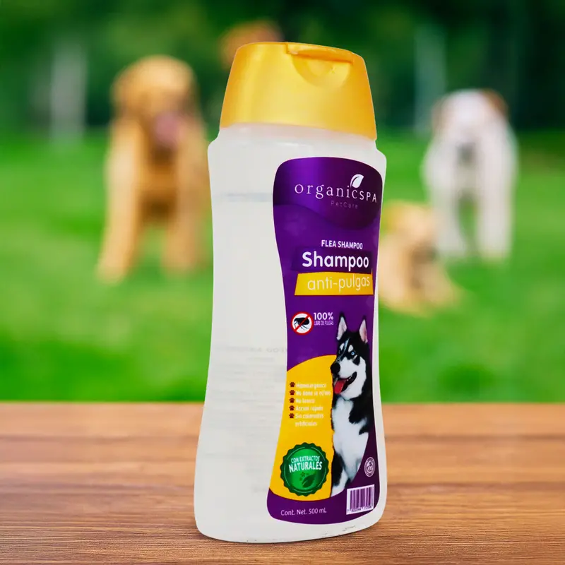 Shampoo Antipulgas Para Mascotas, 500 Ml 2