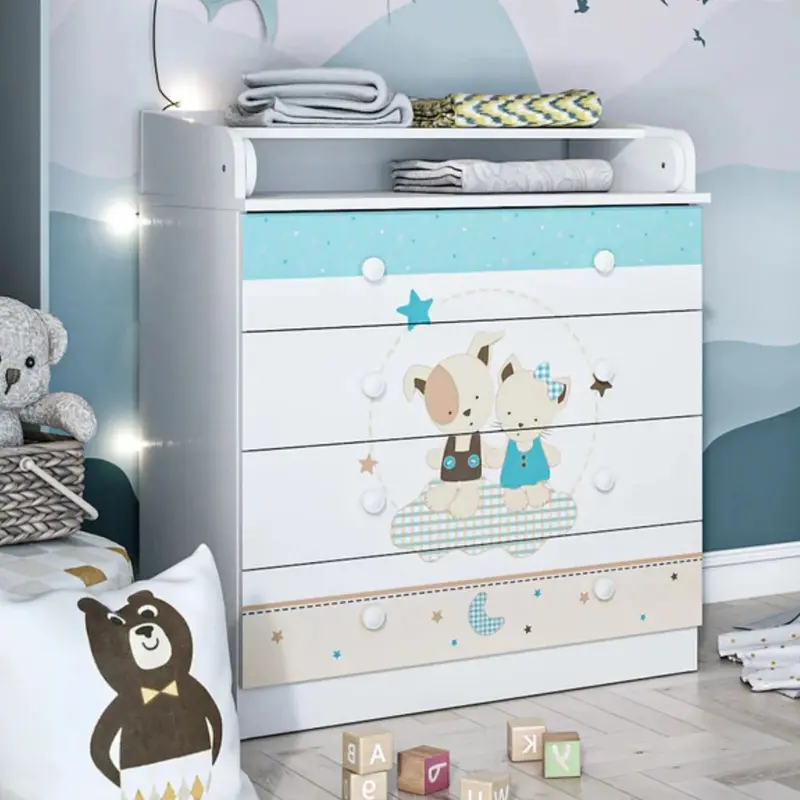 Shefa Kids 800 Changing Dresser - Best Friends 1