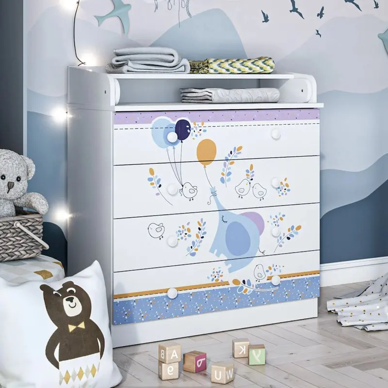 Shefa Kids 800 Changing Dresser - Elephant 1