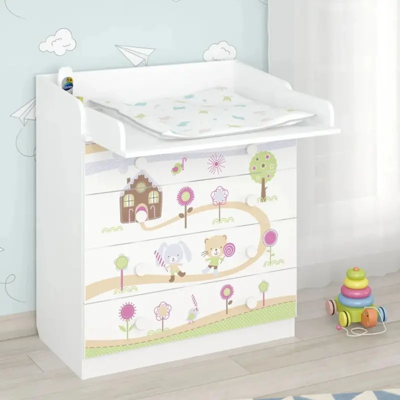 Shefa Kids 800 Changing Dresser - Gingerbread House 2