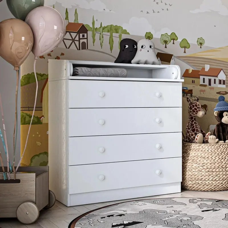 Shefa Kids 800 Changing Dressers - White 1
