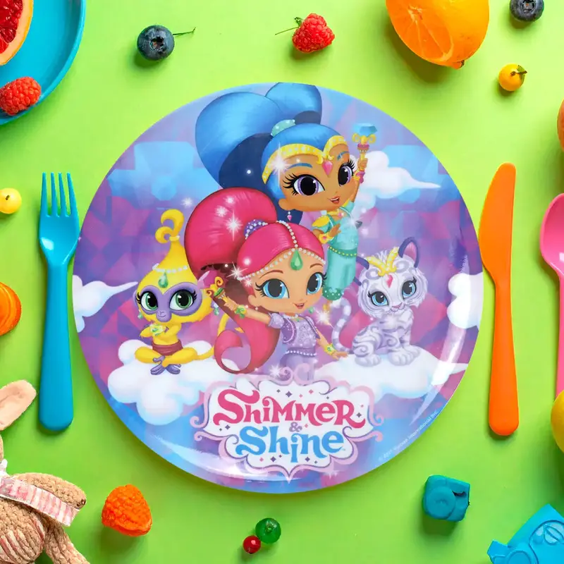 Shimmer & Shine, Plato De Plástico 1