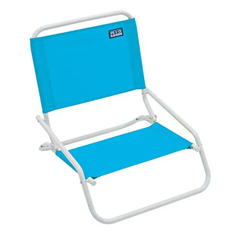 Silla Plegable Color Azul Para Playa 2