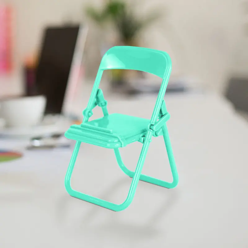 Silla Soporte Para Celular Color Verde 1