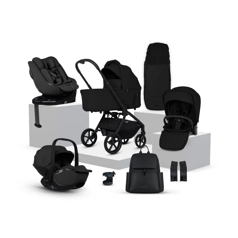 Silver Cross Breez Ultimate Family 360 Bundle In Onyx 1