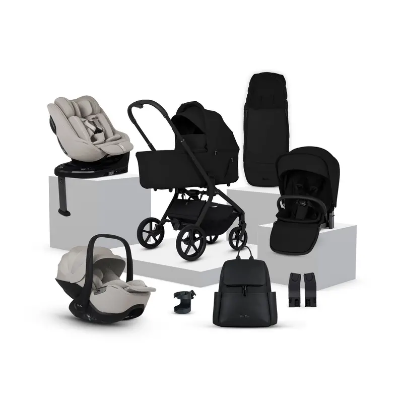 Silver Cross Breez Ultimate Family 360 Bundle In Onyx 2