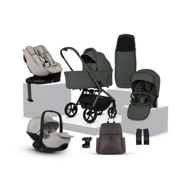 Silver Cross Breez Ultimate Family 360 Bundle In Pewter 2