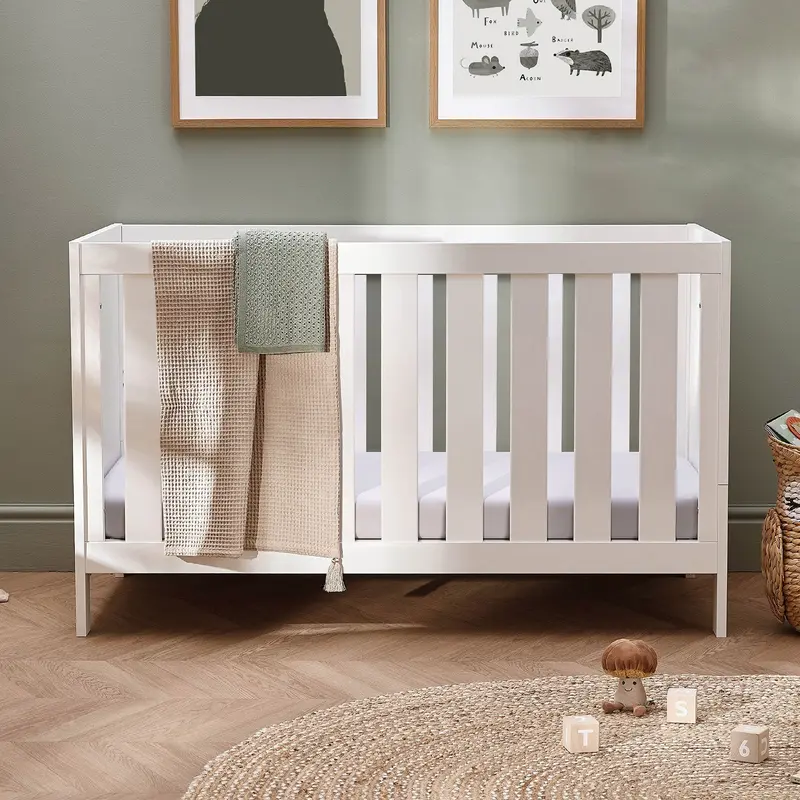 Silver Cross Bromley Cot Bed In White 1