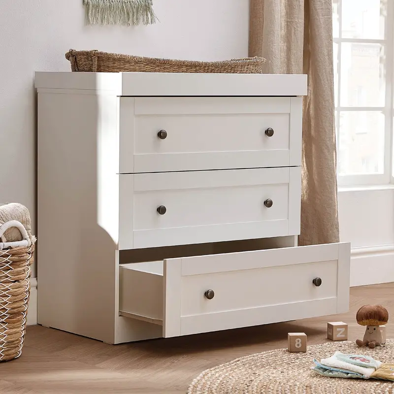 Silver Cross Bromley Dresser In White 1