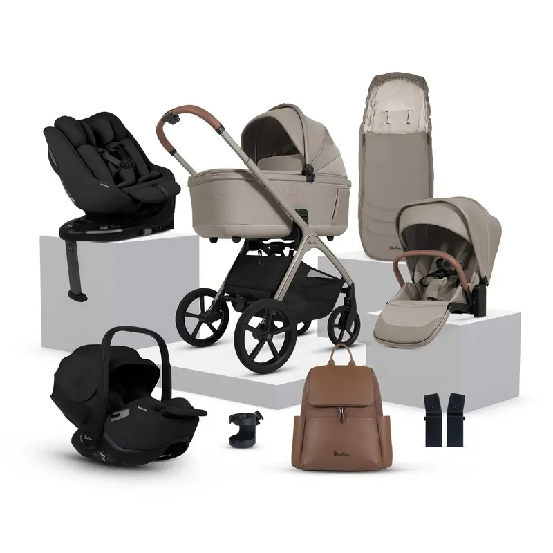 Silver Cross Cove Ultimate 360 Car Seat Family Bundle - Champagne 2