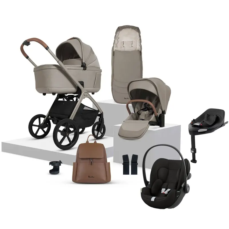 Silver Cross Cove Ultimate Cybex Travel System In Champagne 1
