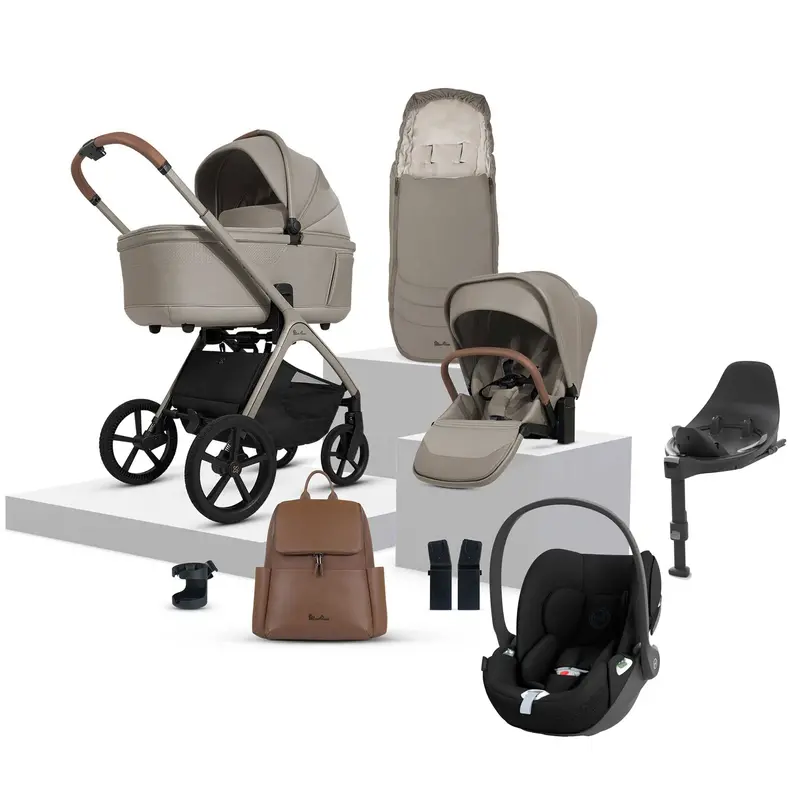 Silver Cross Cove Ultimate Cybex Travel System In Champagne 2