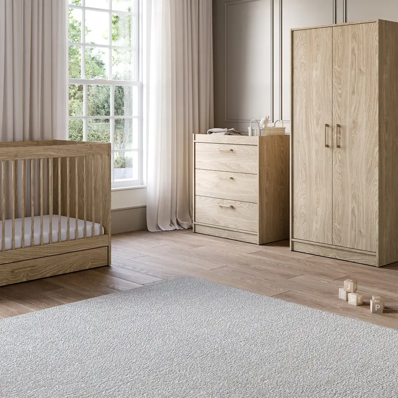 Silver Cross Geneva 3 Piece Room Set In Oak 1