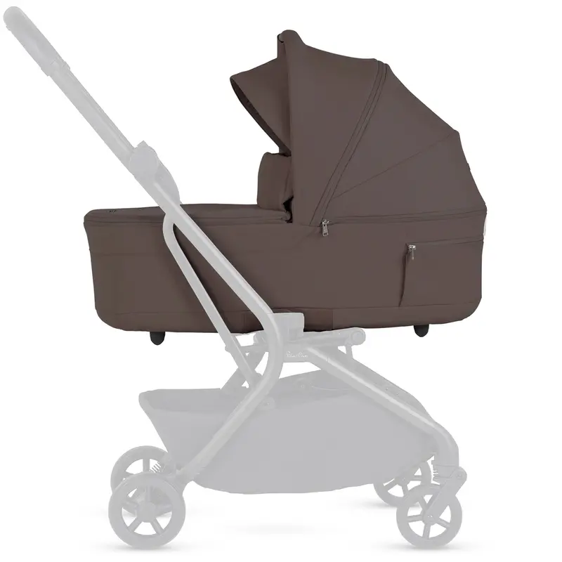 Silver Cross Nia Carrycot In Chocolate 2