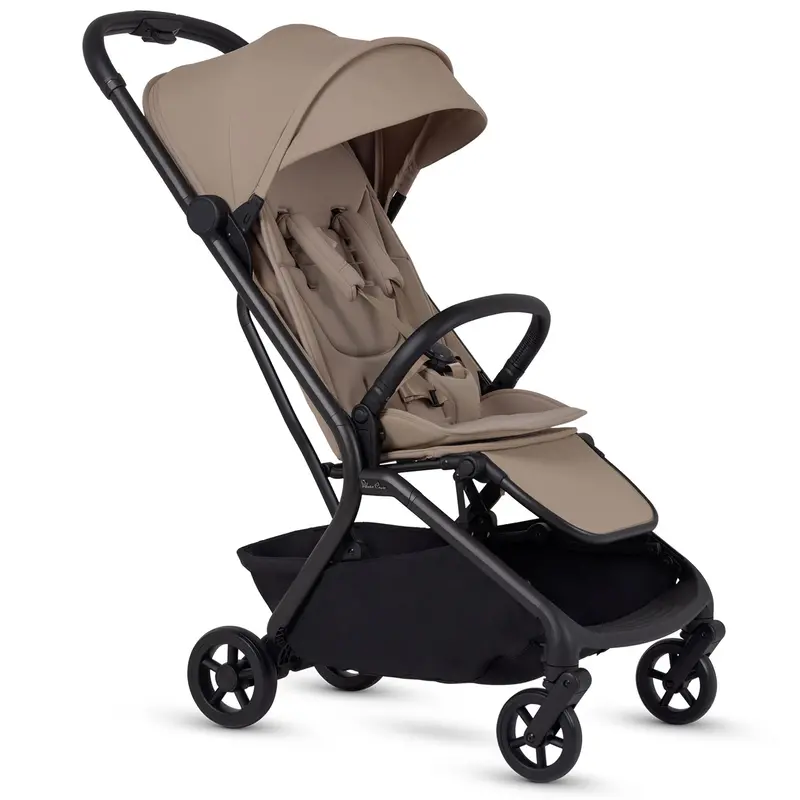Silver Cross Nia Stroller With Carrycot In Champagne 2