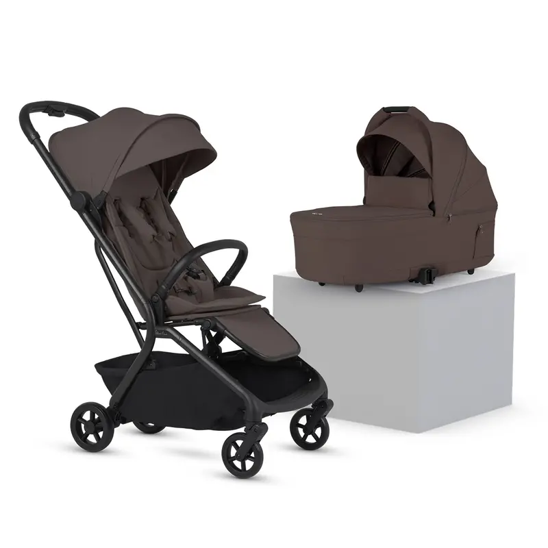 Silver Cross Nia Stroller With Carrycot In Chocolate 1